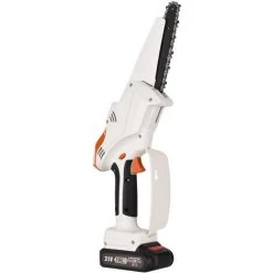 HAPPYSHOPPING Akku-Kettensäge 6 Zoll Für Gartenarbeit Beschneiden Trimmen Tragbar Für Männer Frauen,Weiß 7 HAPPYSHOPPING Akku-Kettensäge 6 Zoll Für Gartenarbeit Beschneiden Trimmen Tragbar Für Männer Frauen,Weiß -Kettensägen & Zubehör Shop 44932106 3