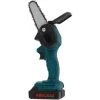 HAPPYSHOPPING 4in Mini Handheld Elektro-Kettensäge Hochleistungs-Holzbearbeitungs-Säge Tragbarer Akku Einhand-Holzschneider Für Gartenarbeit Beschneiden Trimmen,EU-Stecker