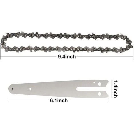 ECHOO Akku-Elektrokettensägen-Zubehör 6-Zoll-Kettensägen-Kettensägen-Kettenführung 2 ECHOO Akku-Elektrokettensägen-Zubehör 6-Zoll-Kettensägen-Kettensägen-Kettenführung – Bild 2