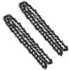 ECHOO 2PCS Original Kettensägenketten, 16" Kettensägenkette 59 Glieder Führungsschiene Länge 40cm Kompatibel Für Electric Titanium