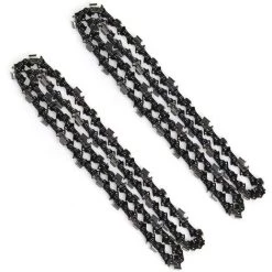 ECHOO 2PCS Original Kettensägenketten, 16" Kettensägenkette 59 Glieder Führungsschiene Länge 40cm Kompatibel Für Electric Titanium