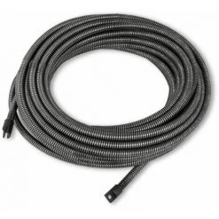 EBERTH Spirale 20m Ersatzteil Für Rohrreiniger Rohrreinigungsmaschine Elektrisch, Robustes Metall, M6 Kupplung Für Alle Gängigen Bohrköpfe, 13mm Durchmesser, Für 5 Bis 10cm Rohrdurchmesser