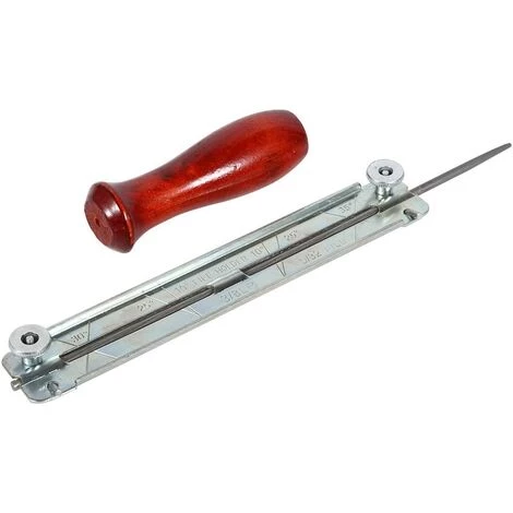 TINOR Kettensägen-Schärffeilen-Set Aus Stahl Rundgriff-Kettensägen-Werkzeughalter Runder Kettenwerkzeug-Halter Mit Holzgriff Für Kettensägen-Führungshalter (5,5 Mm) 5 TINOR Kettensägen-Schärffeilen-Set Aus Stahl Rundgriff-Kettensägen-Werkzeughalter Runder Kettenwerkzeug-Halter Mit Holzgriff Für Kettensägen-Führungshalter (5,5 Mm) – Bild 5