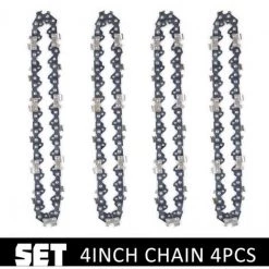 DONTODENT Ketten Und Kantenführungen Von Mit Für Kettensäge Hochwertiges Und Langlebiges Kettensägenzubehör - 4-Zoll-Kette * 4