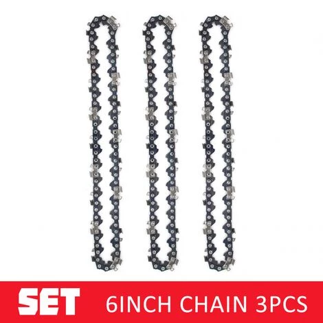 DONTODENT Ketten Und Schneidkantenführungen Für Kettensägen Hochwertiges Und Langlebiges Kettensägenzubehör - 6-Zoll-Kette * 3 1 DONTODENT Ketten Und Schneidkantenführungen Für Kettensägen Hochwertiges Und Langlebiges Kettensägenzubehör - 6-Zoll-Kette * 3