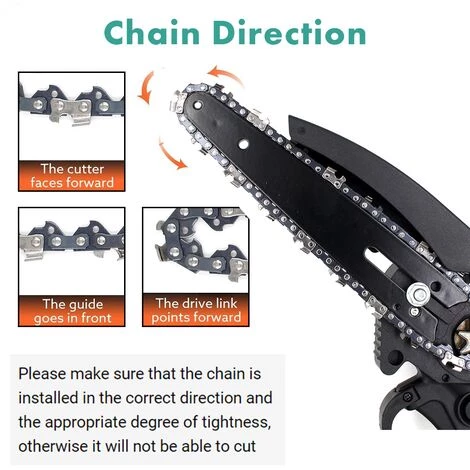DONTODENT Ketten Und Schneidkantenführungen Für Kettensägen Hochwertiges Und Langlebiges Kettensägenzubehör - 6-Zoll-Kette * 3 2 DONTODENT Ketten Und Schneidkantenführungen Für Kettensägen Hochwertiges Und Langlebiges Kettensägenzubehör - 6-Zoll-Kette * 3 – Bild 2