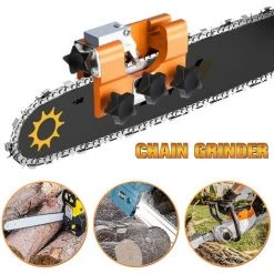 LIFCAUSAL Kettensägenschärfer Schnelles Schärfen Tragbares Kettensägen-Schärfwerkzeug-Set, Geeignet Für Alle Arten Von Kettensägen Und Elektrosägen -Kettensägen & Zubehör Shop 54185246 3
