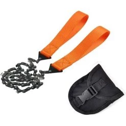 OYLDA Camping-Handkettensäge, Tragbares Taschen-Campingwerkzeug, Kettensäge, Notsäge