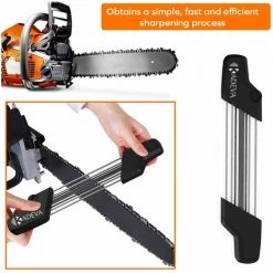 MODOU Kettensägen-Schärfset 2 In 1 5,5 Mm 7/32" Profi-Werkzeug Zum Schnellen Schärfen Von Kettenzähnen Und Tiefenbegrenzer Kettensägen-Schärfgerät Kettensägen-Schärfgerät -Kettensägen & Zubehör Shop 55932989 5
