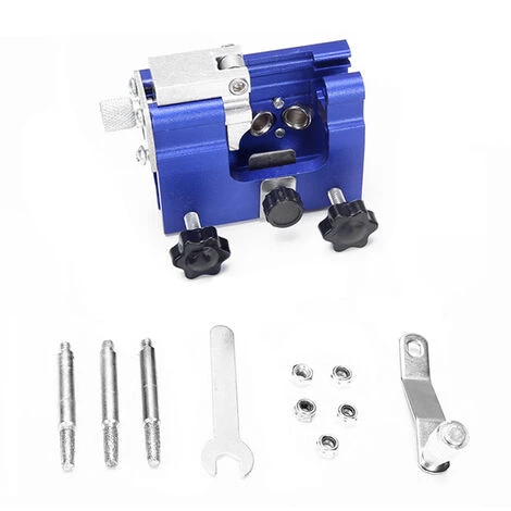 HAPPYSHOPPING Handheld Tragbare Aluminiumlegierung Kettensäge Ketten Schleifwerkzeug Manuelle Ketten Schärfwerkzeug Set Multifunktions Handbetriebener Kettenschärfer,3 Schleifköpfe 1 HAPPYSHOPPING Handheld Tragbare Aluminiumlegierung Kettensäge Ketten Schleifwerkzeug Manuelle Ketten Schärfwerkzeug Set Multifunktions Handbetriebener Kettenschärfer,3 Schleifköpfe