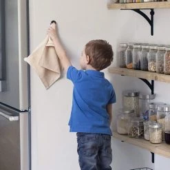 LIFCAUSAL Küchenhandtuchhaken, Rund, Selbstklebend, Geschirrtuchhalter, Wandhalterung, Handtuchhaken, Geschirrtuchhalter, Aufhänger Für Schranktüren -Kettensägen & Zubehör Shop 56622533 5