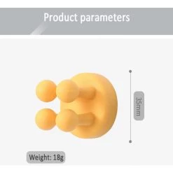 LIFCAUSAL Selbstklebende Hakenhalterungen Zum Aufhängen Von Handtüchern, Schlüsseln, Kleidersteckern, Kabeln, Dekorative Silikonhaken Zum Aufkleben An Wänden, Türen, Funktionale Gebrauchshalterungen, 6er-Pack -Kettensägen & Zubehör Shop 56622586 5