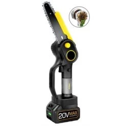 Akku-Kettensägen | Mini Kettensäge Elektrische 1200W Bürstenlos Onevan - Kabellos 6 Zoll Für Makita - Einstellbare Geschwindigkeit Für Holzschnitt - Ohne Batterien