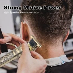 LIFCAUSAL Elektrischer Haarschneider, Retro, Wiederaufladbarer, Kabelloser Haarschneider, Heimgebrauch, Waschbares Haarschneideset Mit 4 Positionierungskämmen, Typ 2, Mit Akku -Kettensägen & Zubehör Shop 58188776 3