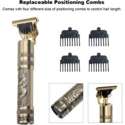 LIFCAUSAL Elektrischer Haarschneider, Retro, Wiederaufladbarer, Kabelloser Haarschneider, Heimgebrauch, Waschbares Haarschneideset Mit 4 Positionierungskämmen, Typ 2, Mit Akku -Kettensägen & Zubehör Shop 58188776 5
