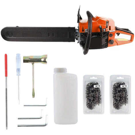 DYHF Benzin Kettensäge Motorkettensäge Kettensägen 58cc 50cm Leistungsstarkes Leichtes Beschneiden 2600W 4 DYHF Benzin Kettensäge Motorkettensäge Kettensägen 58cc 50cm Leistungsstarkes Leichtes Beschneiden 2600W – Bild 4