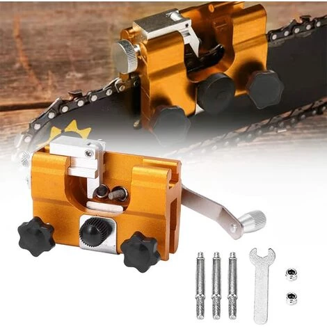 BEARSU Kettensägen-Schärfgerät, Handkurbel-Kettensägen-Schärfgerät, Schärfer-Schleifgerät, Schärfwerkzeug Für Holzfäller- Und Gärtner-Kettensäge 5 BEARSU Kettensägen-Schärfgerät, Handkurbel-Kettensägen-Schärfgerät, Schärfer-Schleifgerät, Schärfwerkzeug Für Holzfäller- Und Gärtner-Kettensäge – Bild 5