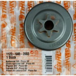 Stihl Original Kettenrad 3/8"P 6Z. 1123 640 2003 , Für 017/018/021/023/025/171/181/250//11236402003...