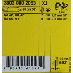 Stihl 30030002053 Original Führungsschiene Rollomatic ES Light 90cm 3/8" 1,6mm 3003 000 2053