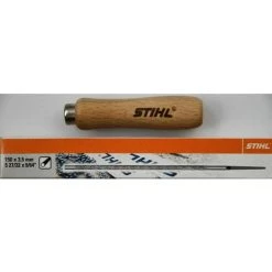 STIHL Rundfeile 6 Stück Für Sägeketten 3,5 Mm Für 3/8' 56057713506, Mit 1 Holz Feilenhalter