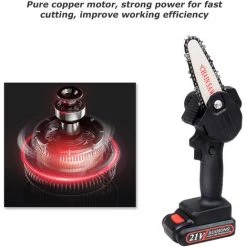 LIFCAUSAL Mini-Kettensäge Akku-Ast-Kettensäge 500 W Wiederaufladbare Tragbare Elektrische Säge Zum Schneiden Von Astholz Mit EU-Stecker 7 LIFCAUSAL Mini-Kettensäge Akku-Ast-Kettensäge 500 W Wiederaufladbare Tragbare Elektrische Säge Zum Schneiden Von Astholz Mit EU-Stecker -Kettensägen & Zubehör Shop 59307999 3