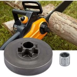 Kueatily Kupplung Und Kettenrad Präzisionsdesign Kupplungstrommel-Kettenrad-Kit Mit Nadellager Outdoor Outdoor Garden Tool Für 4500 5200 5800 Kettensäge -Kettensägen & Zubehör Shop 59444517 3