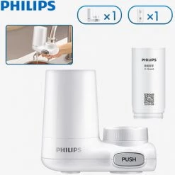 LIFCAUSAL Philips Tap Water Purifier CM-300 Wasserfilter Wasserhahn Ersatz Entchlorungsfilter Perkolator Für Küche Badezimmer Mit 1 Filterkartusche