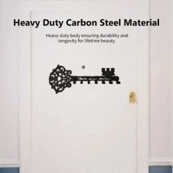 LIFCAUSAL Metall-Aufhänger Mit 7 Haken, Schlüsselförmiger Wandhaken, Nagelfreies Bohren, Aufbewahrungshaken, Rostfrei, Küchentuchhaken, Haustür, Heimdekoration -Kettensägen & Zubehör Shop 59495412 4