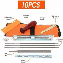QERSTA 10 X Kettensägen-Feilwerkzeug Zum Schärfen Von Feilen -Kettensägen & Zubehör Shop 59921137 3