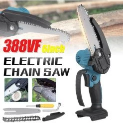 DRILLPRO Elektrische Mini-Kettensägen Akku Kettensäge Motorkettensäge Motorsäge Einhandsäge (Ohne Akkus) -Kettensägen & Zubehör Shop 59929512 3