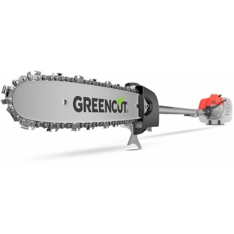 Benzin-Baumschere, Teleskophöhe 65cc, 3 Verlängerungsstangen 5m, 2-Takt-Motor, 12" Klinge - Greencut PP650XA 1 Benzin-Baumschere, Teleskophöhe 65cc, 3 Verlängerungsstangen 5m, 2-Takt-Motor, 12" Klinge - Greencut PP650XA