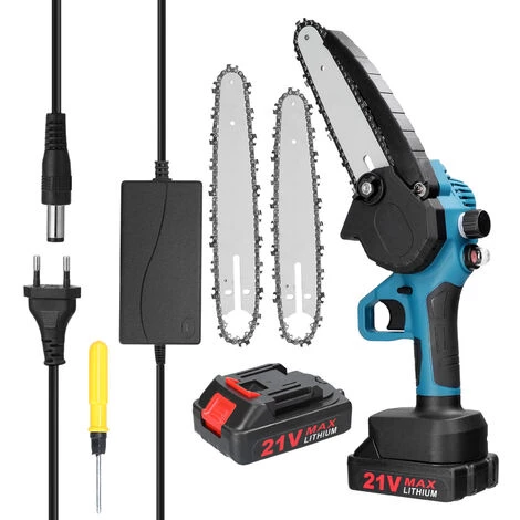 ASUPERMALL 21 V 4 Zoll + 6 Zoll + 8 Zoll Tragbare Elektrische Astsäge Kleine Holzspaltkettensäge Bürstenmotor Holzbearbeitungswerkzeug Für Obstgarten 1 ASUPERMALL 21 V 4 Zoll + 6 Zoll + 8 Zoll Tragbare Elektrische Astsäge Kleine Holzspaltkettensäge Bürstenmotor Holzbearbeitungswerkzeug Für Obstgarten