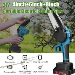 ASUPERMALL 21 V 4 Zoll + 6 Zoll + 8 Zoll Tragbare Elektrische Astsäge Kleine Holzspaltkettensäge Bürstenmotor Holzbearbeitungswerkzeug Für Obstgarten 7 ASUPERMALL 21 V 4 Zoll + 6 Zoll + 8 Zoll Tragbare Elektrische Astsäge Kleine Holzspaltkettensäge Bürstenmotor Holzbearbeitungswerkzeug Für Obstgarten -Kettensägen & Zubehör Shop 60285336 3