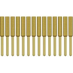 ASUPERMALL Diamant-Kettensägenschärfer Titanbeschichtete Gratsteinfeile Diamantschärfscheiben Für Kettensägenstein Jewerly Wood 12 Stück 3/16 Zoll