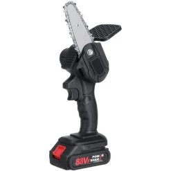 MOHOO Akku Kettensäge Motorsäge 3000W Handkettensäge Baumsäge Astsäge 1 Akkus