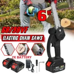 MOHOO Akku Kettensäge Motorkettensäge Motorsäge Baumsäge Einhandsäge Mit 2 Akku -Kettensägen & Zubehör Shop 60815665 3