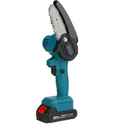 KIWARM Kettensäge Motorkettensäge Motorsäge Sägeblatt Einhandsäge Mit 1 Akku