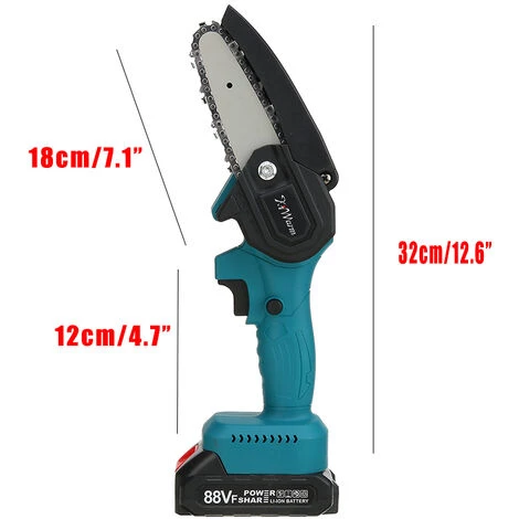 KIWARM Kettensäge Motorkettensäge Motorsäge Sägeblatt Einhandsäge Mit 1 Akku 2 KIWARM Kettensäge Motorkettensäge Motorsäge Sägeblatt Einhandsäge Mit 1 Akku – Bild 2
