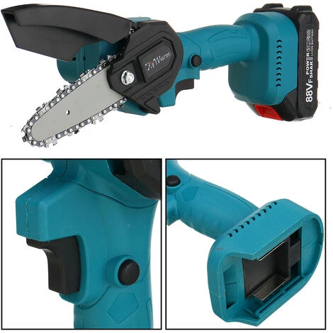 KIWARM Kettensäge Motorkettensäge Motorsäge Sägeblatt Einhandsäge Mit 1 Akku 3 KIWARM Kettensäge Motorkettensäge Motorsäge Sägeblatt Einhandsäge Mit 1 Akku – Bild 3