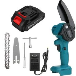 KIWARM Kettensäge Motorkettensäge Motorsäge Sägeblatt Einhandsäge Mit 1 Akku 8 KIWARM Kettensäge Motorkettensäge Motorsäge Sägeblatt Einhandsäge Mit 1 Akku -Kettensägen & Zubehör Shop 60815669 4