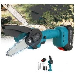 KIWARM Kettensäge Motorkettensäge Motorsäge Sägeblatt Einhandsäge Mit 1 Akku 9 KIWARM Kettensäge Motorkettensäge Motorsäge Sägeblatt Einhandsäge Mit 1 Akku -Kettensägen & Zubehör Shop 60815669 5