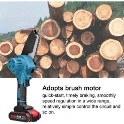 LIFCAUSAL 21 V 4 Zoll Tragbare Elektrische Astsäge Kleine Holzspaltkettensäge Bürstenmotor Einhand-Holzbearbeitungswerkzeug Für Gartenobstgärten (Blau 1 Batterie) 9 LIFCAUSAL 21 V 4 Zoll Tragbare Elektrische Astsäge Kleine Holzspaltkettensäge Bürstenmotor Einhand-Holzbearbeitungswerkzeug Für Gartenobstgärten (Blau 1 Batterie) -Kettensägen & Zubehör Shop 63705525 5