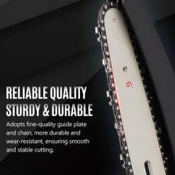 LIFCAUSAL 21 V Bürstenlose Mini-Akku-Kettensäge 6-Zoll-Elektro-Kettensäge Hand-Astsäge 2,0-Ah-Akku Schnellladegerät Angetriebene Baumzweig-Gartenschere Astschere Gartenwerkzeug Zum Baumbeschneiden (2 Batterien) -Kettensägen & Zubehör Shop 63705814 3