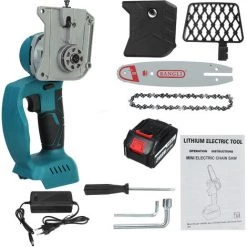 MUSTOOL Kettensäge Motorkettensäge Motorsäge Mini Einhandsäge Mit 1 Batterien -Kettensägen & Zubehör Shop 63729811 3