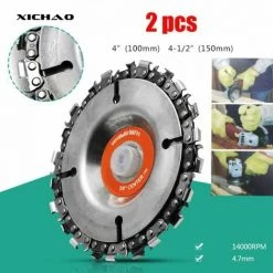 XICHAO - 2er Set Kettensägenkette Rechtwinklig Benzinsäge Ersatzteil Metall 20 Zoll 76 Glieder 0.325 -Kettensägen & Zubehör Shop 63781904 5