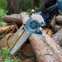 ONEVAN 3000W 6-Zoll-Automatikspray Elektrosäge Kettensägenöl Holzbearbeitungswerkzeug Ohne Batterie Mit Box Für Makita 18V Batterie -Kettensägen & Zubehör Shop 63951543 4