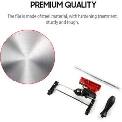 LIFCAUSAL Stangenmontierter Kettensägen-Schärf-Feilensatz Manuelle Feilenführung Zum Schärfen Von Kettensägen – Mit 7/32-Zoll-Rundfeile Und Kunststoffgriff -Kettensägen & Zubehör Shop 63982485 3