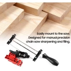 LIFCAUSAL Stangenmontiertes Kettensägen-Schärf-Feilen-Kit Manuelle Feilenführung Zum Schärfen Von Kettensägen – Mit 5/32-Zoll-Rundfeile Und Kunststoffgriff -Kettensägen & Zubehör Shop 63982518 4