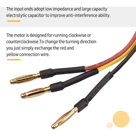 LIFCAUSAL Brushless Outrunner Motor High Performance Für DIY Modellflugzeug RC Car Mini Multicopter Hubschrauber Quadcopter (D2225-19 1350KV) 2 LIFCAUSAL Brushless Outrunner Motor High Performance Für DIY Modellflugzeug RC Car Mini Multicopter Hubschrauber Quadcopter (D2225-19 1350KV) – Bild 2
