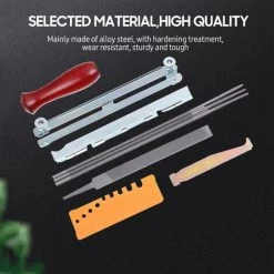 LIFCAUSAL 10 PCS Chainsaw Sharpener File Kit Handwerkzeug Zum Schärfen Von Elektrischen Kettensägen Enthält 5/32 3/16 7/32 Zoll Rundfeile, Flachfeile, Holzgriff, Feilenführung, Tiefenmesser, Schnellprüflehre, Stange 8 LIFCAUSAL 10 PCS Chainsaw Sharpener File Kit Handwerkzeug Zum Schärfen Von Elektrischen Kettensägen Enthält 5/32 3/16 7/32 Zoll Rundfeile, Flachfeile, Holzgriff, Feilenführung, Tiefenmesser, Schnellprüflehre, Stange -Kettensägen & Zubehör Shop 63982596 4